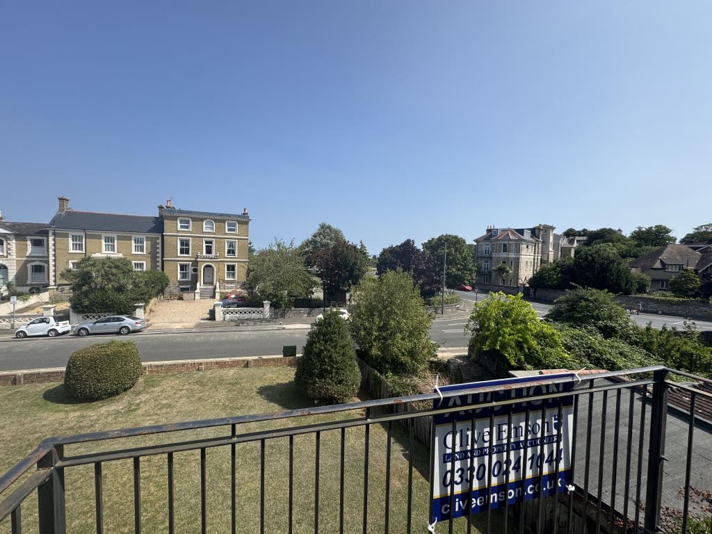 Lot: 168 - TWO-BEDROOM FLAT WITH GARAGE CLOSE TO THE SEAFRONT - View from balcony